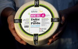 Pecorino a basso contenuto di sodio del Caseificio Silvio Boi "Dolce del Pardu"