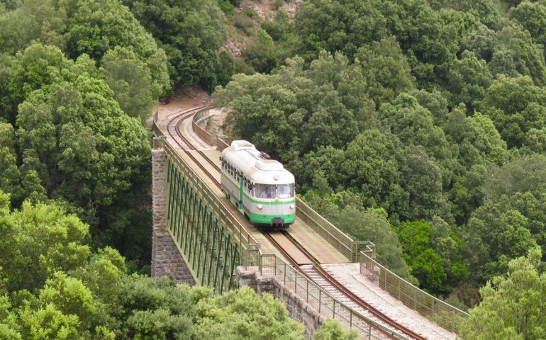 Irtzioni, il ponte ferroviario immerso nel bosco in cui fino a poco tempo fa marciava il trenino verde