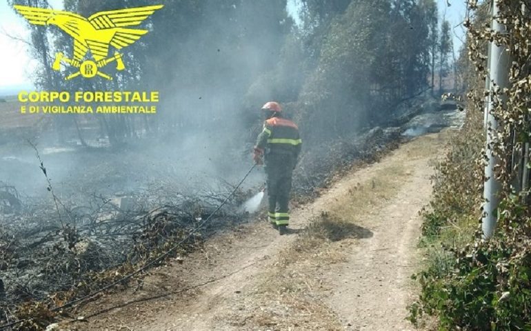 Ancora fuoco: dalle prime ore del mattino si cerca di spegnere le fiamme a Torpè e Teulada