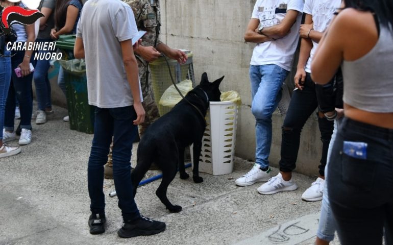 Tortolì, controlli antidroga nelle scuole. Tre ragazzini segnalati