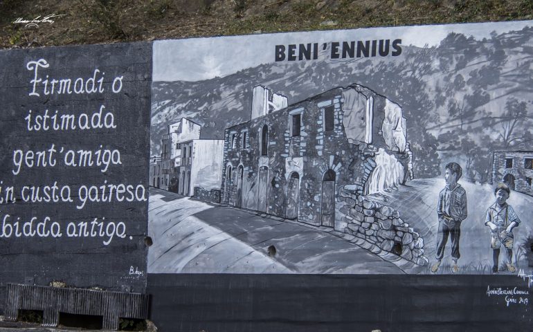 Terminato a Gairo il meraviglioso murale di Antonio Aregoni