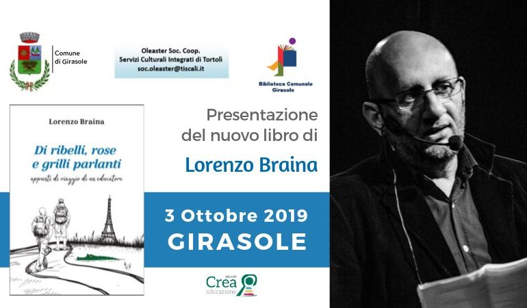 Girasole: Lorenzo Braina, l’educatore più amato dalle mamme sarde, presenta il suo nuovo libro