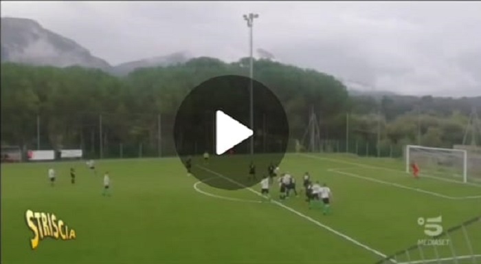 (VIDEO) Il super gol di Michele Cabiddu del Triei finisce su Striscia la Notizia