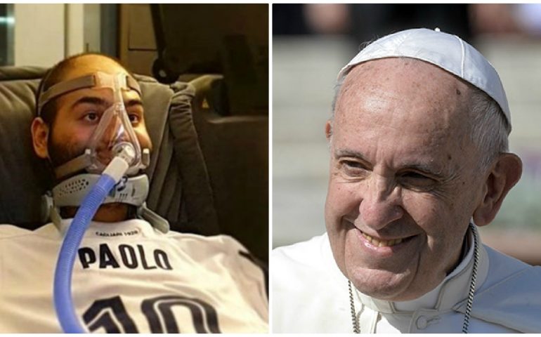Papa Francesco scrive a Paolo Palumbo: “Prego per te”