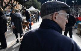 Armando Gaviano in una scena del film Bar Seui.