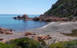 Immagine della suggestiva località "Su Sirboni" in territorio di Gairo.