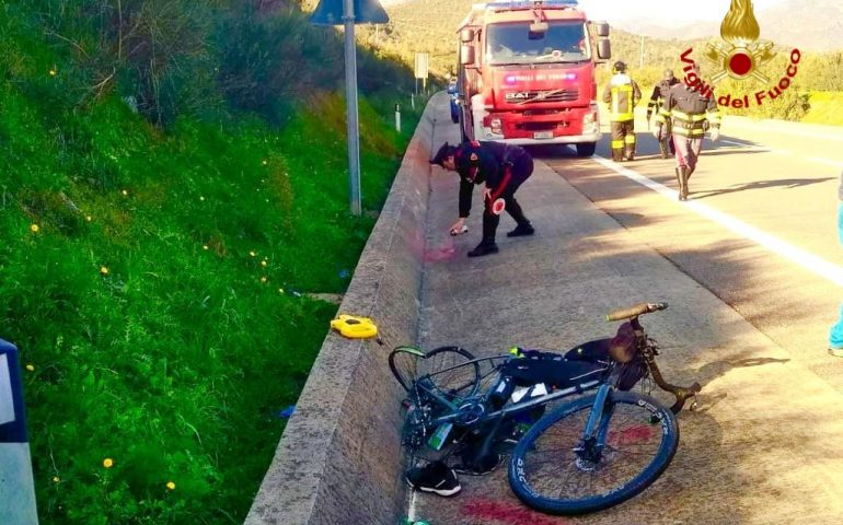 Muravera, ciclista travolto da un’auto sulla 125 e trasportato con l’elicottero in ospedale