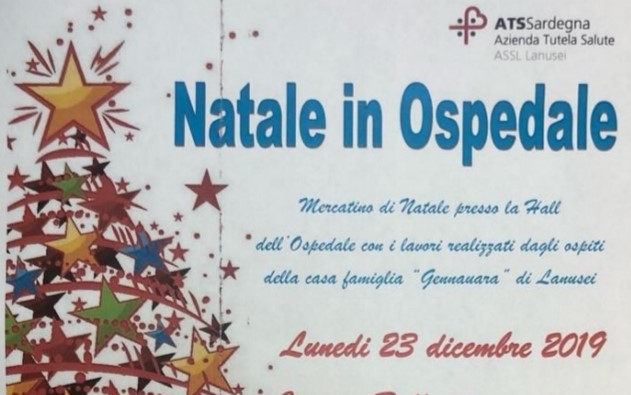 Lanusei, arriva “Natale in ospedale”: mercatino, canti e balli, perché la festa sia anche dei pazienti