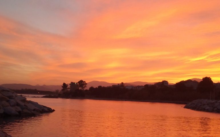 Le foto dei lettori. Tramonti rossi in Ogliastra