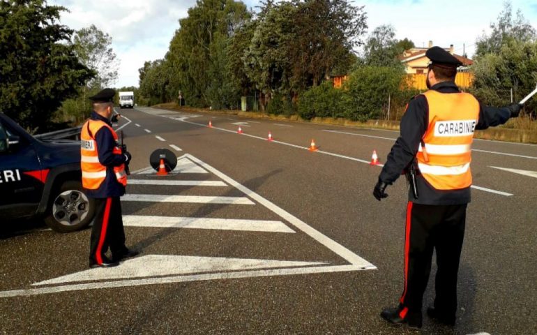 Incidente stradale a Villanova Tulo: denunciato dai carabinieri per guida in stato di ebbrezza