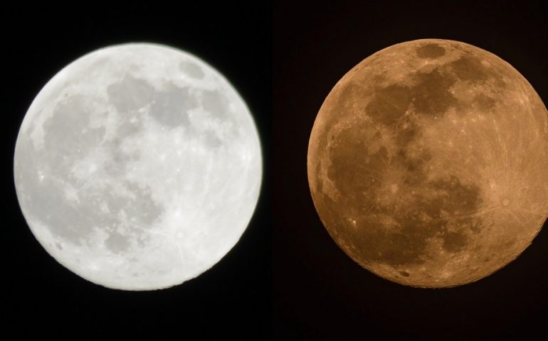 (FOTO) Ieri tutti gli ogliastrini con il naso all’insù per la Luna di Neve: altre due foto stupende