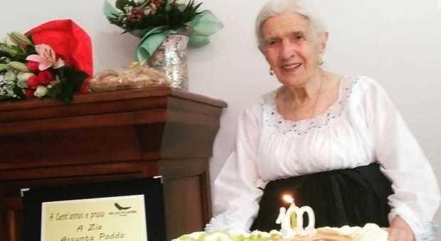 Arzana, Zia Assunta Podda sul Messaggero: “Voglio festeggiare i 101 anni, stiamo in casa”