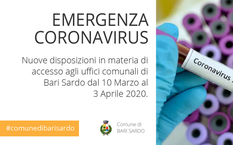 Bari Sardo, uffici chiusi al pubblico: ecco i numeri da chiamare per informazioni