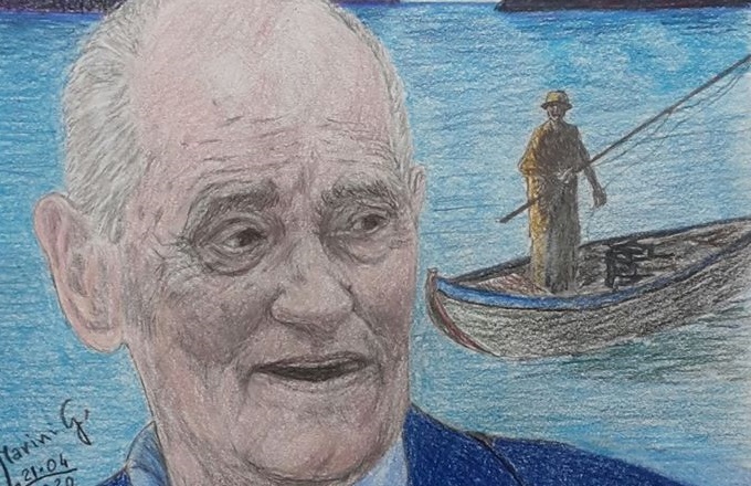 “Genti de bidda e de portu”: l’omaggio artistico di Giuseppe Marini al compianto Efisino Comida
