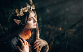 Fata, fata del bosco, elfo donna