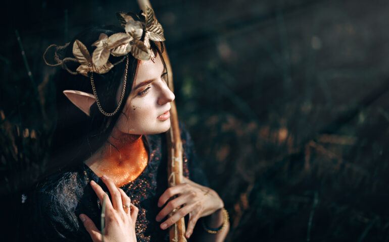 Fata, fata del bosco, elfo donna