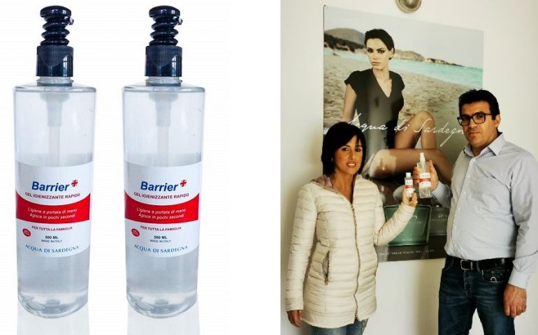Dal profumo “Acqua di Sardegna” al gel igienizzante mani: azienda sarda riconverte la produzione