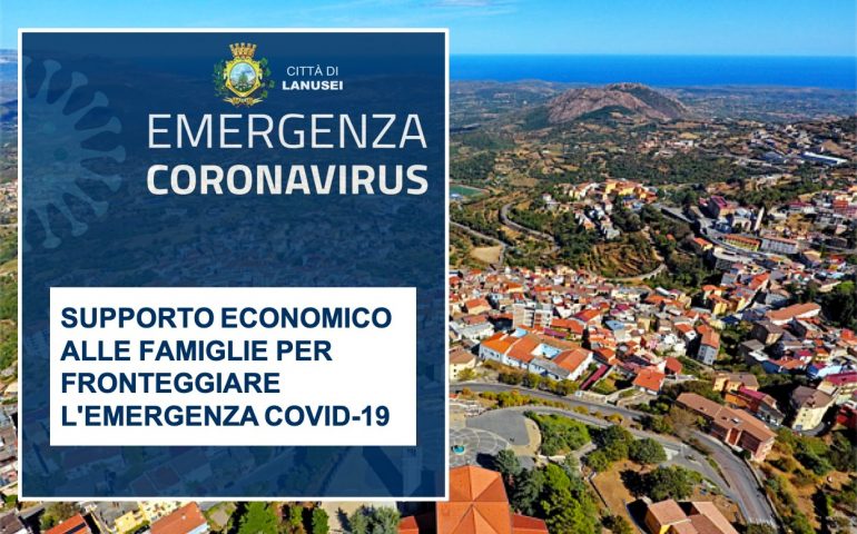 Lanusei, supporto economico alle famiglie per fronteggiare emergenza Covid-19: a chi rivolgersi