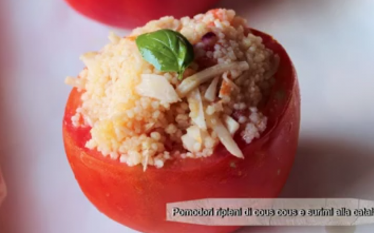 La ricetta del lettore. I pomodori ripieni di cous cous e surimi alla catalana di Patrizia Frau