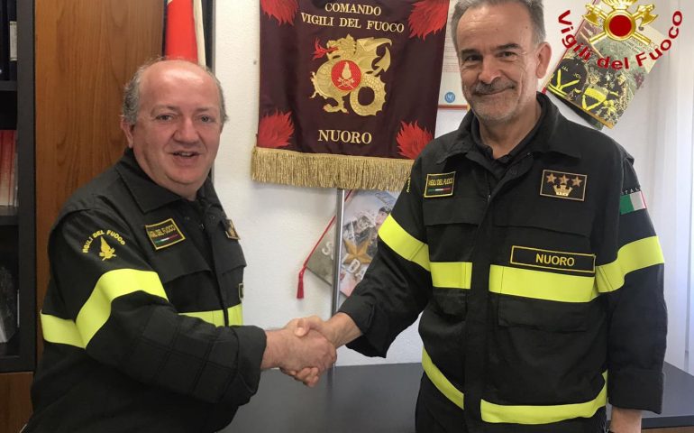 L’ing. Antonio Giordano torna a Nuoro come Comandante Provinciale dei Vigili del Fuoco