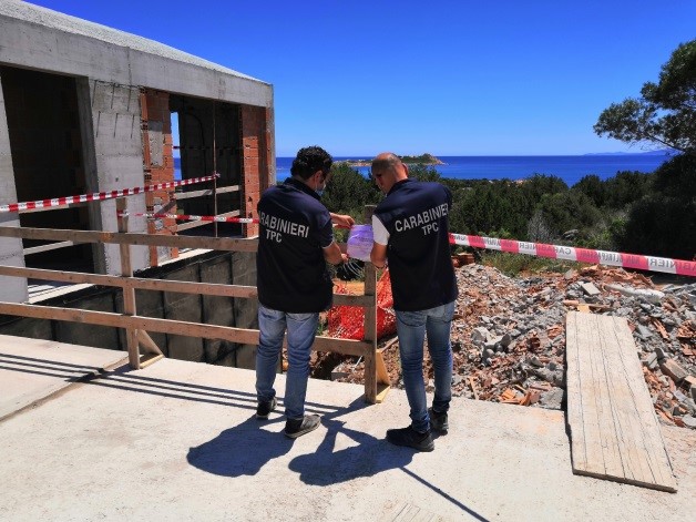 San Teodoro, sequestrati 2 fabbricati in costruzione in località Capo Coda Cavallo