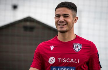 Andrea Carboni, giovane difensore tonarese del Cagliari Calcio.