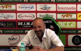 Presentazione del nuovo allenatore del Lanusei Alfonso Greco.