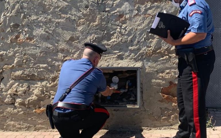 Furbetti del contatore: consumavano l’acqua senza pagarla, denunciate due persone a Sadali e Orroli