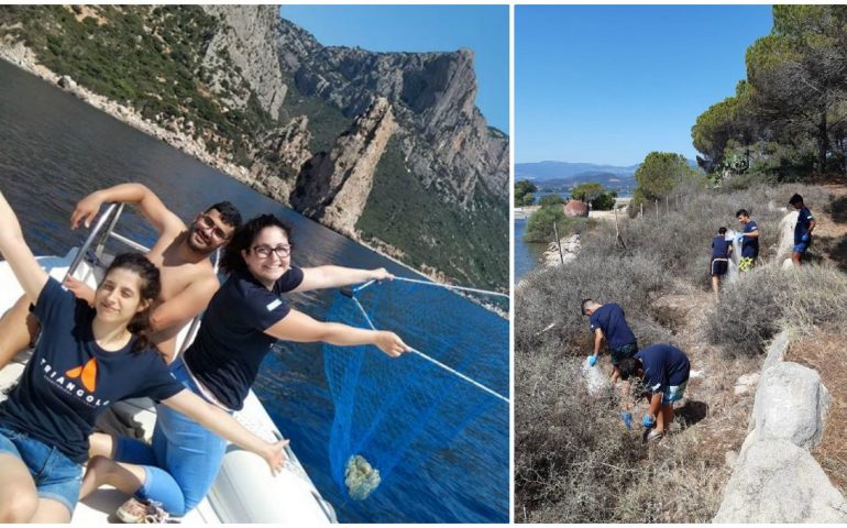 Tortolì: i giovani volontari in difesa del mare, a La Capannina si protegge l’ambiente