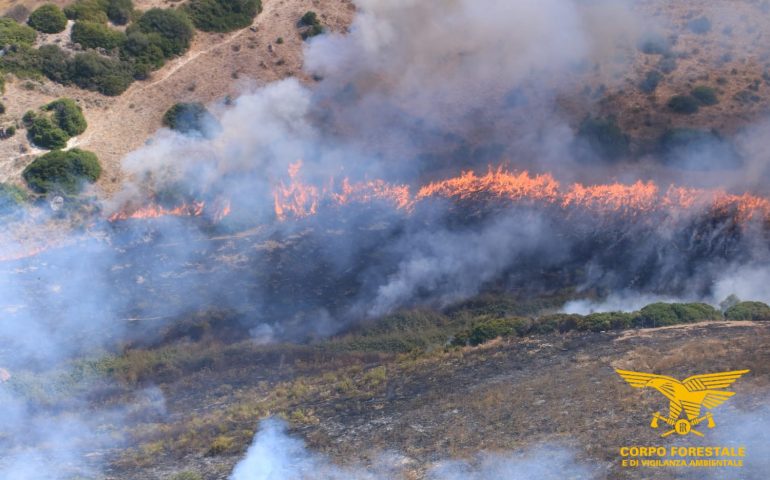 La Sardegna continua a bruciare. Fiamme nelle campagne di Torpè