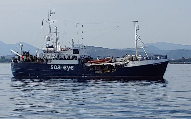La Alan Kurdi lascia l’Ogliastra: la nave è diretta verso il Nord della Sardegna