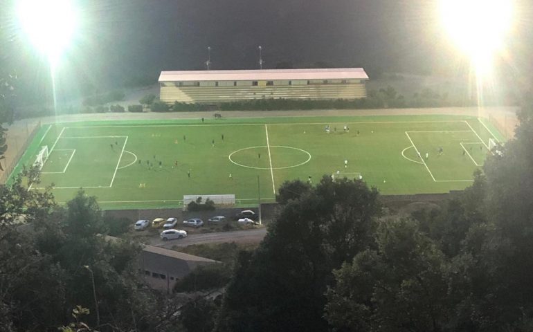 La fotonotizia. La prima seduta di allenamento della Baunese nel nuovo campo sportivo