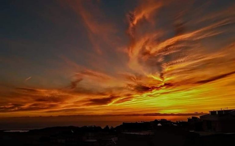 Le foto dei lettori. Un bellissimo cielo avvolge Lanusei