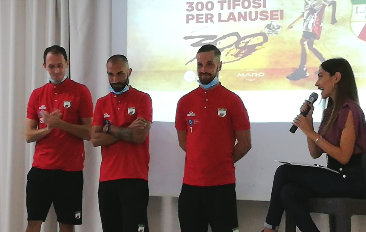 Presentazione della squadra del Lanusei Calcio per la stagione 19-20.