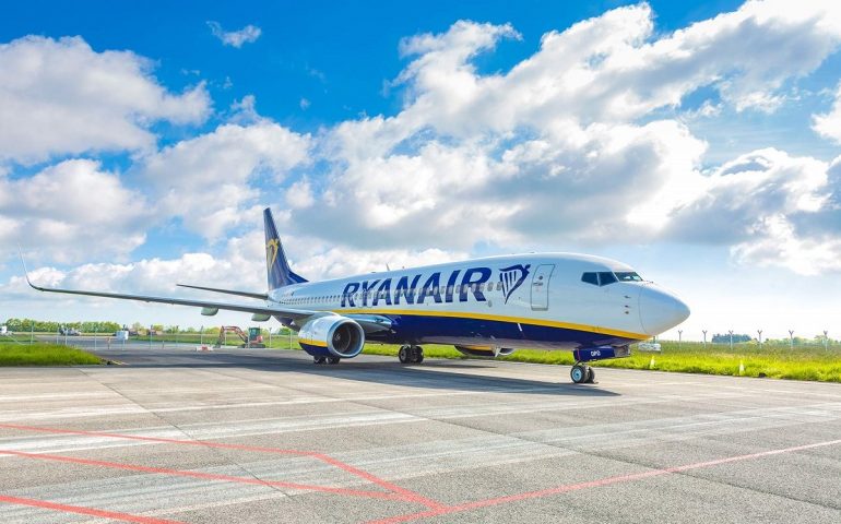 Ryanair apre tre nuove rotte da Cagliari: Palermo, Perugia e Brindisi