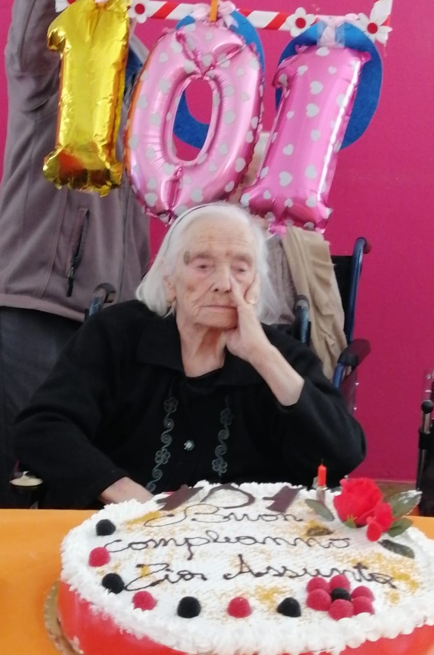 Seui. 101 anni di Assunta Piras.