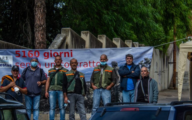 Sardis Forestas, continua la protesta a Cagliari. Molti gli operai ogliastrini presenti: “Continueremo finché non troveremo ascolto”