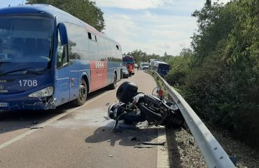 Incidente stradale a Lotzorai, 01-10-2020.