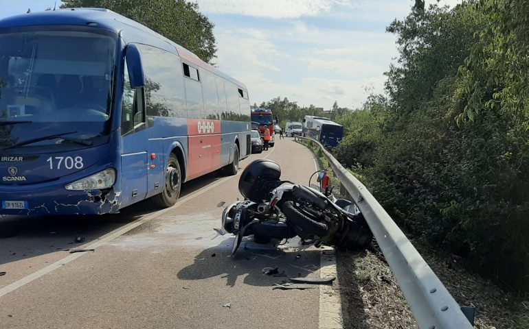 Incidente stradale a Lotzorai, 01-10-2020.