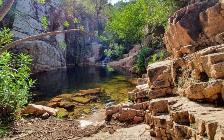 Piscine naturali Monte Ferru, Gairo. foto Maria Cristina Angelini.