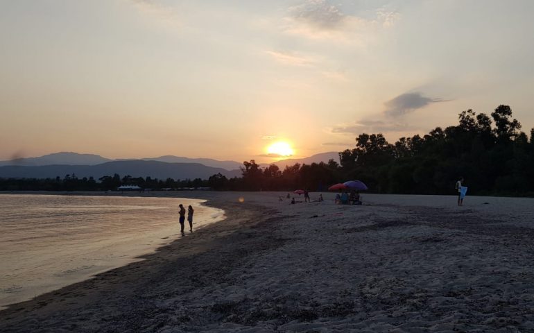 Tramonto a San Gemiliano a Tortolì.