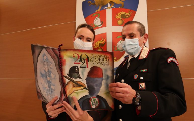 I Carabinieri ringraziano l’ASSL di Nuoro. Incontro per la consegna del Calendario Storico 2021