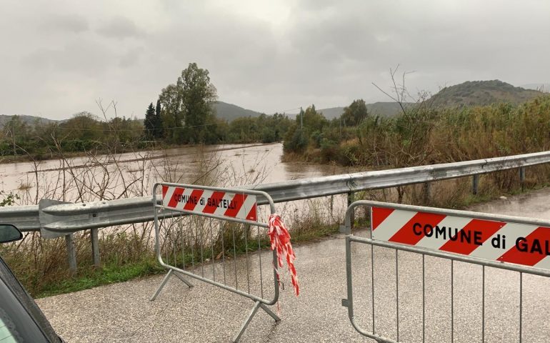 Il fiume Cedrino a Galtellì inizia a far paura. La Protezione Civile: “Massima attenzione”