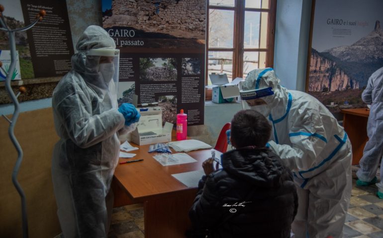 (FOTO) Gairo, gli screening sulla popolazione procedono serrati