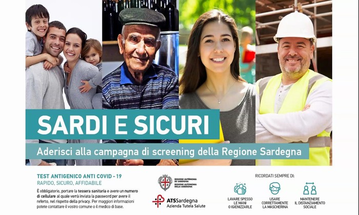 “Sardi e sicuri”: è cominciata la campagna di comunicazione sul progetto screening della Regione