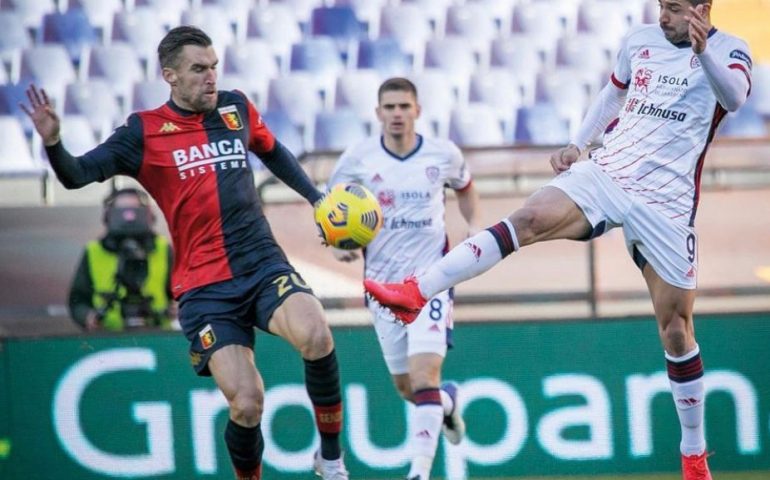 Sprofondo rossoblù: il Genoa vince 1-0, Cagliari in zona retrocessione