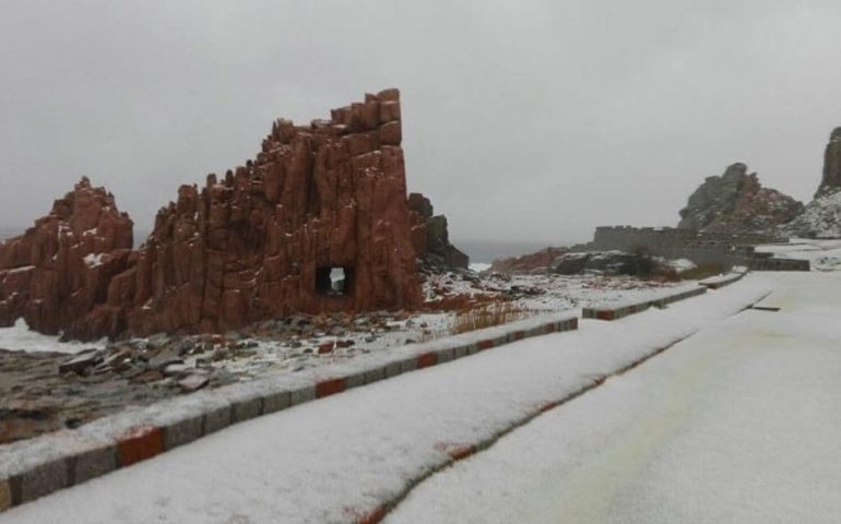 Vi ricordate? Il 17 gennaio del 2017 Arbatax e Tortolì si trovarono sotto la neve