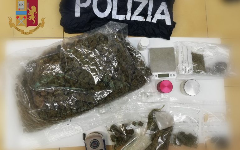 Siniscola, nasconde in casa 1,2 kg di marijuana: arrestato un 40enne