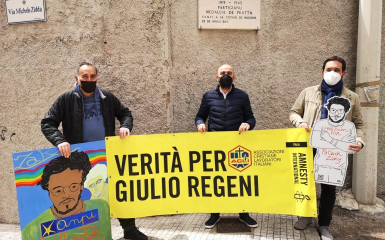 Le ACLI di Nuoro e l’ANPI insieme il 25 aprile, ricordando Patrick Zaki, Giulio Regeni e Michele Zidda