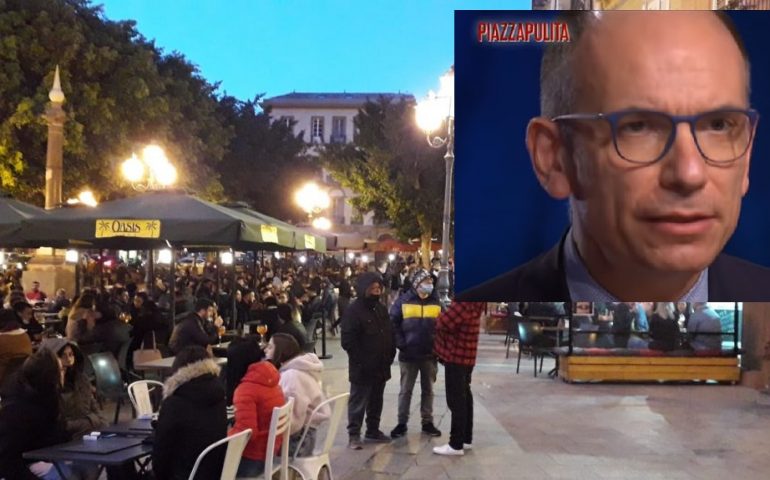 (VIDEO) Letta: “Sardegna in zona bianca un disastro completo, colpa della politica regionale”